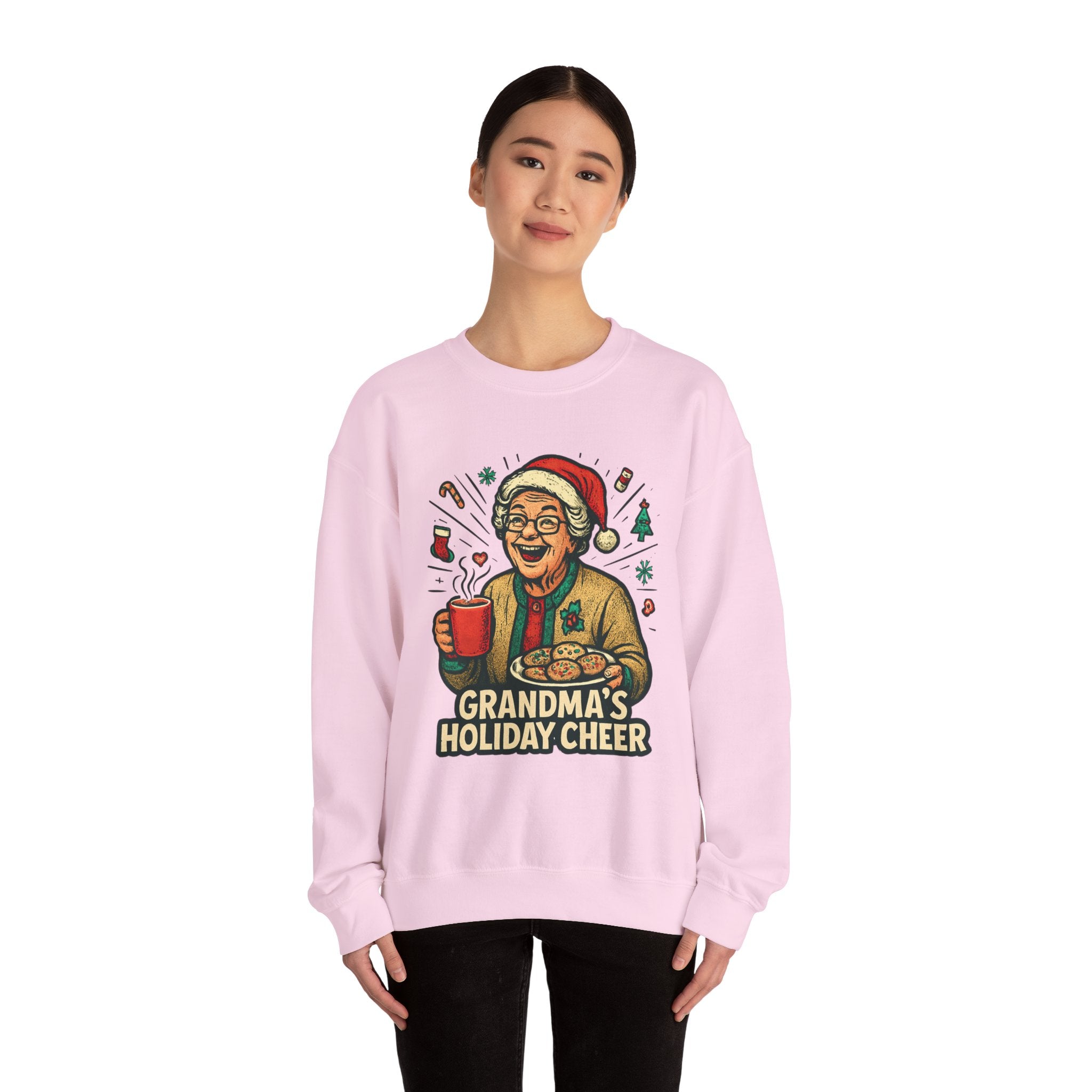 Grandma's Holiday Cheer Crewneck Sweatshirt
