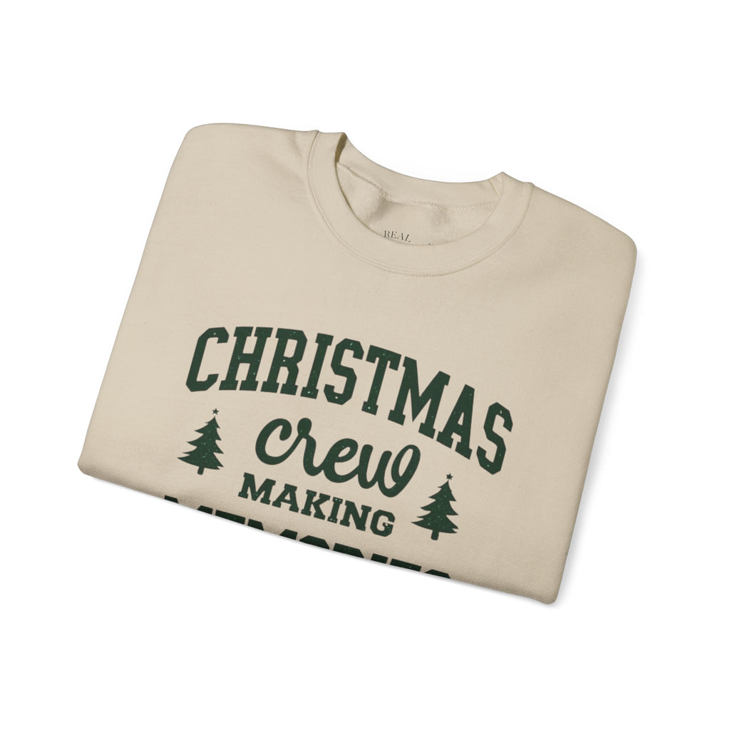 Christmas Crew Sweatshirt, Making Memories Together