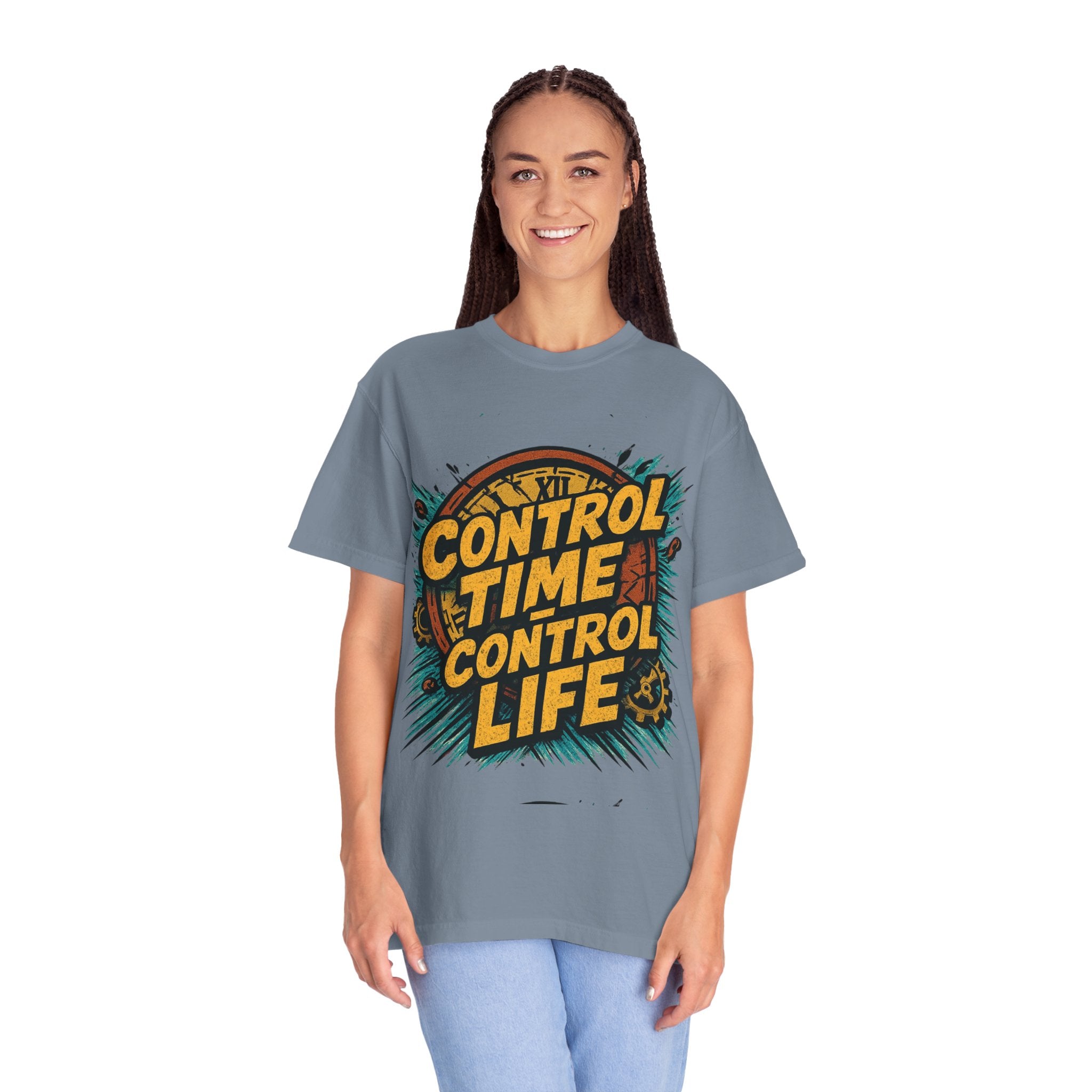 Control Time Control Life T-Shirt — Motivational Graphic Tee