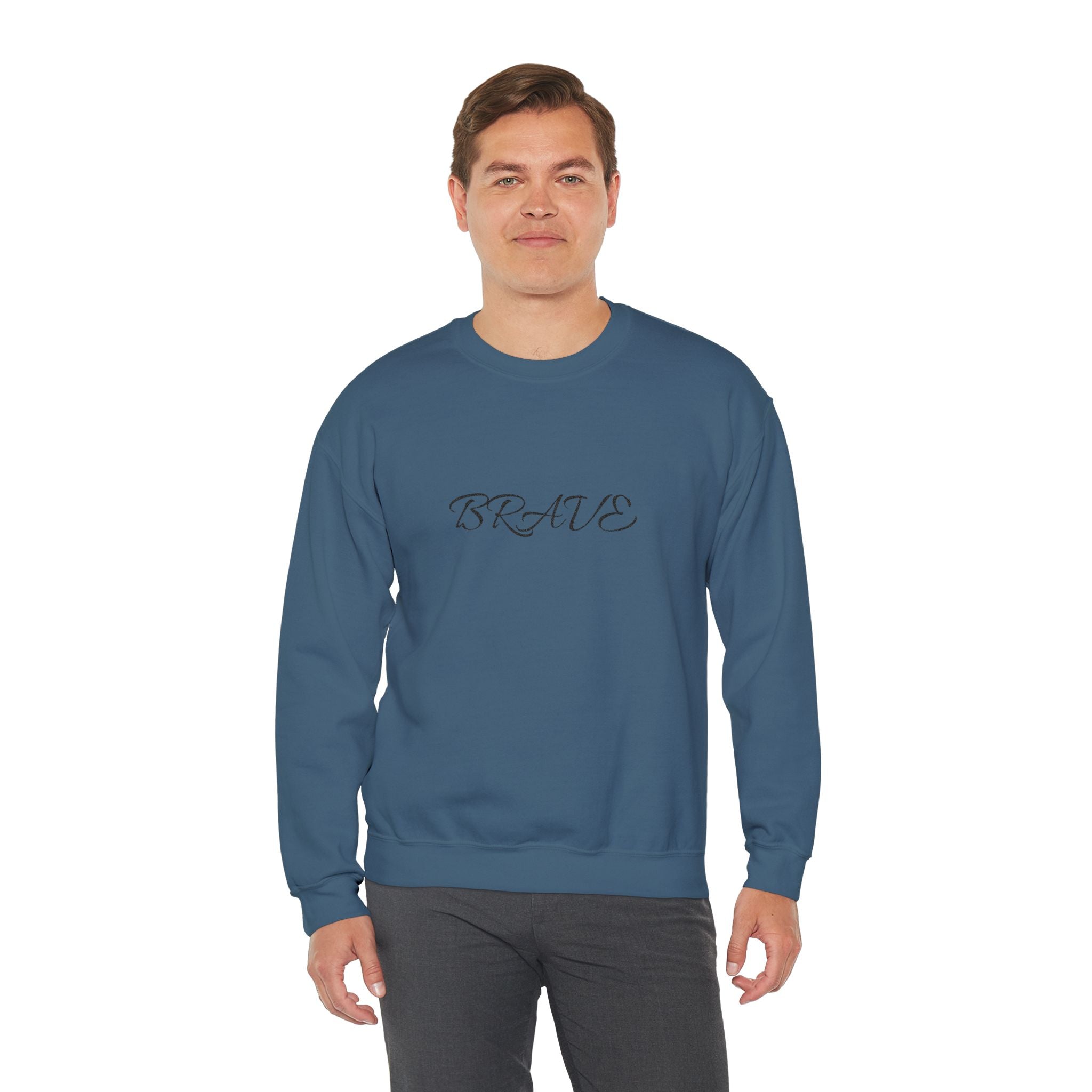 Brave Script Crewneck Sweatshirt