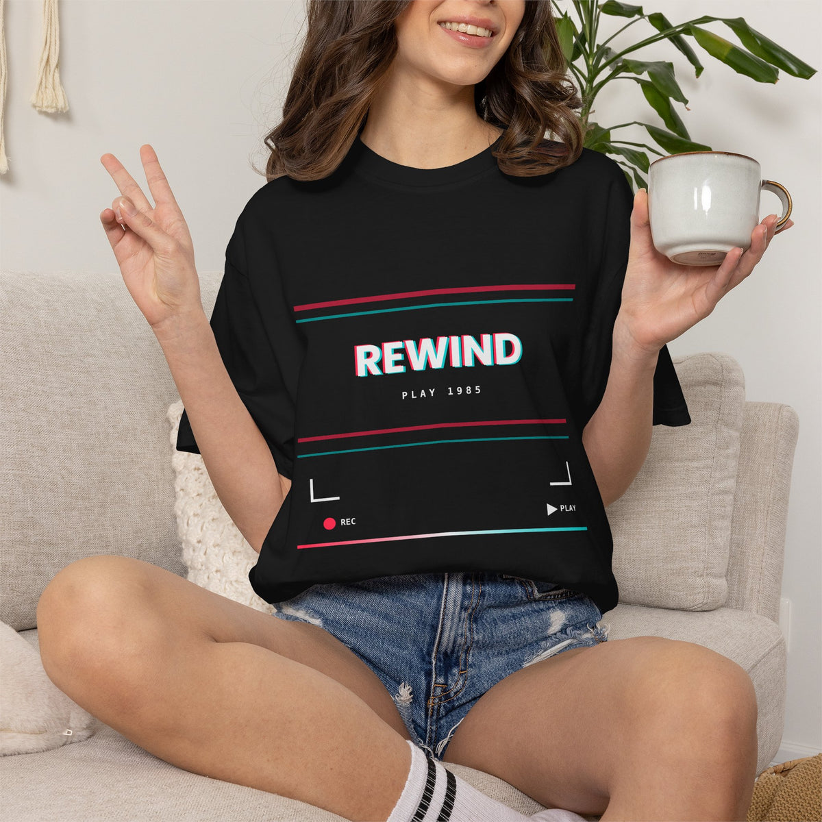 Rewind Vintage Cassette T-Shirt